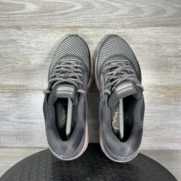 Brooks Women's Revel Black Gray Running Sneaker Shoes Size 8.5 - Picture 6 of 9